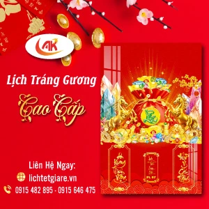 Lịch tráng gương Laminate cao cấp 